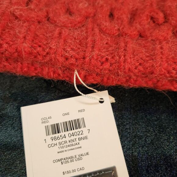 Coach Red Beanie main image 4
